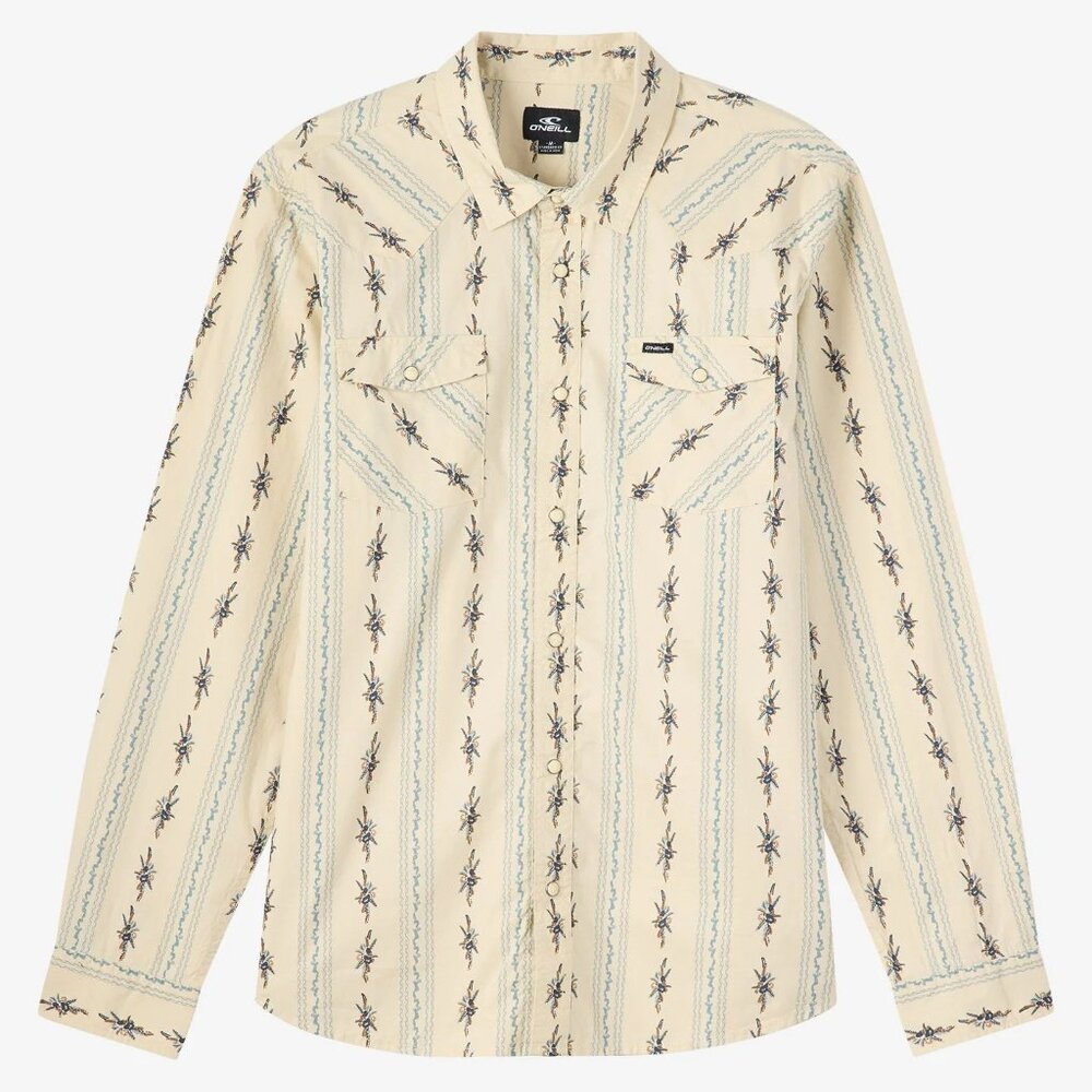 O'Neill Bar Dog Long Sleeve Standard Fit Shirt NWT Medium
